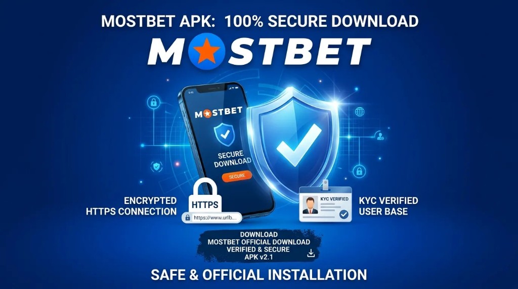 Mostbet APK secure download shield HTTPS and KYC verification